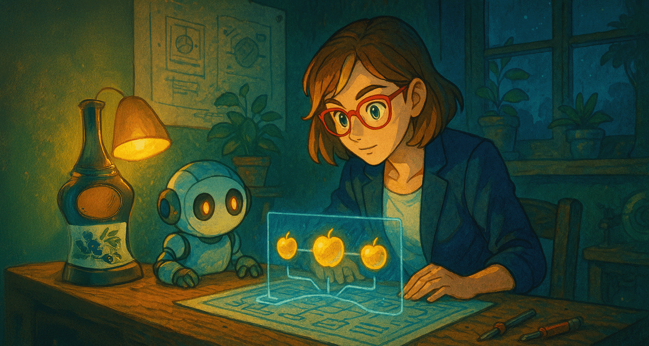 Late Night Collaboration in Warm Tones portrait